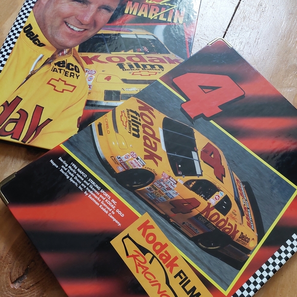 2 Sterling Marlin NASCAR Racing Notebook Nascar Vintage - Picture 3 of 4